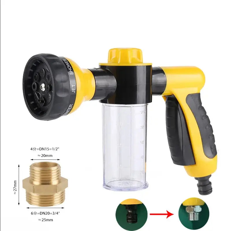 "Adjustable High-Pressure Garden Sprayer Multi-Function Watering Tool