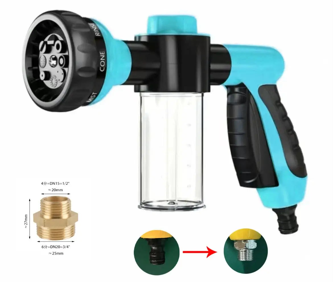 "Adjustable High-Pressure Garden Sprayer Multi-Function Watering Tool