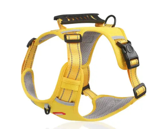 Adjustable Reflective Dog Harness - Safe & Comfortable Walks Anytime